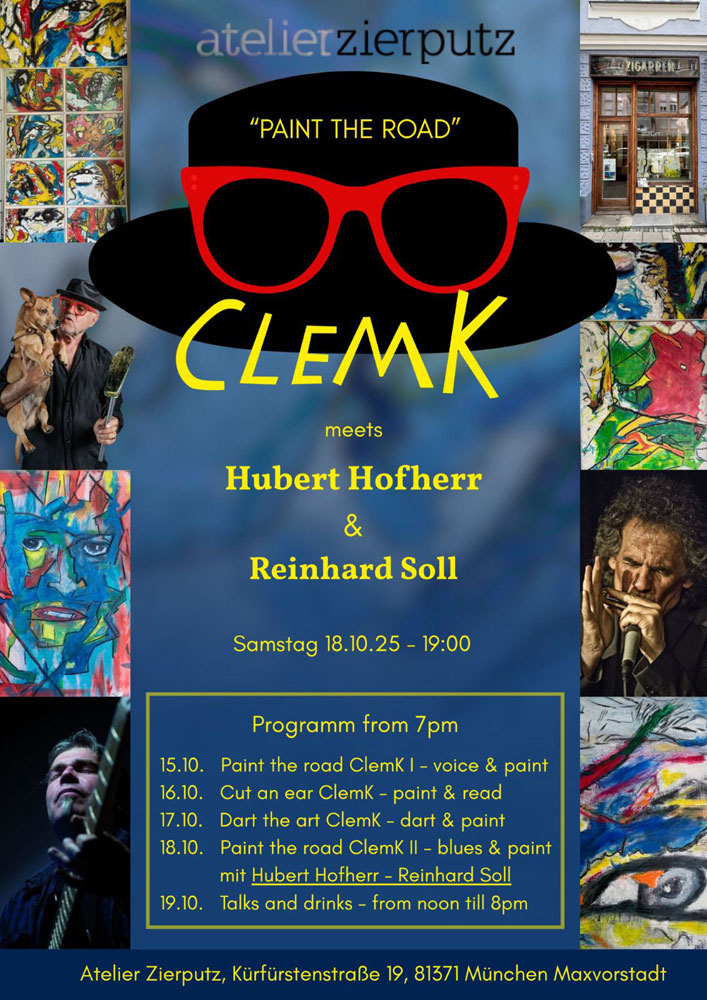 ClemK atelierzierputz München, 15.10.-19.10.